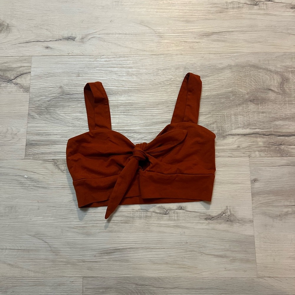 Orange Forever 21 Crop Top